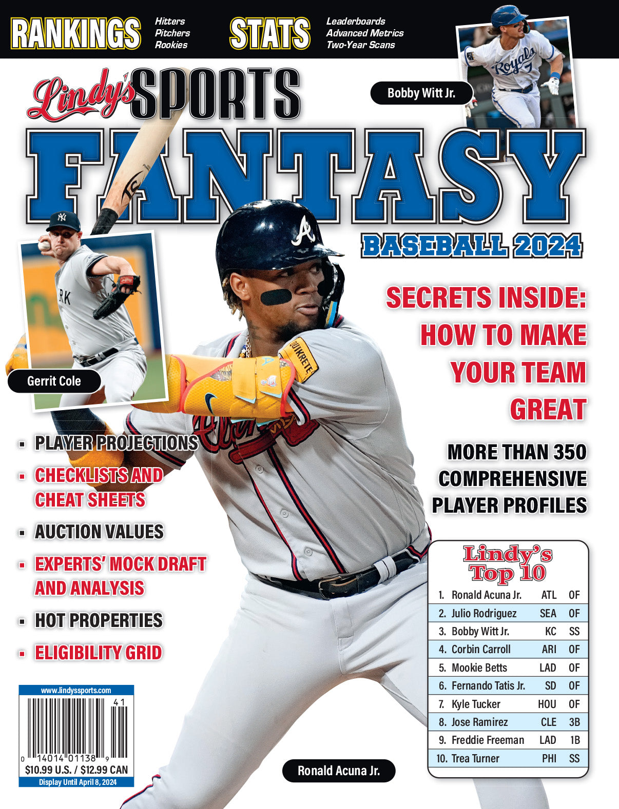 2024 Lindy's Fantasy Baseball Lindys Sports