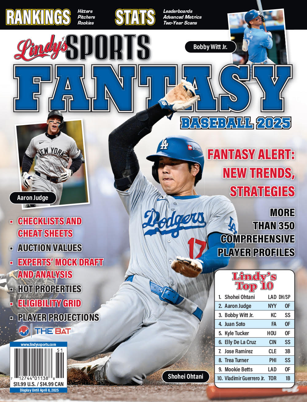2025 Lindy's Fantasy Baseball Lindys Sports