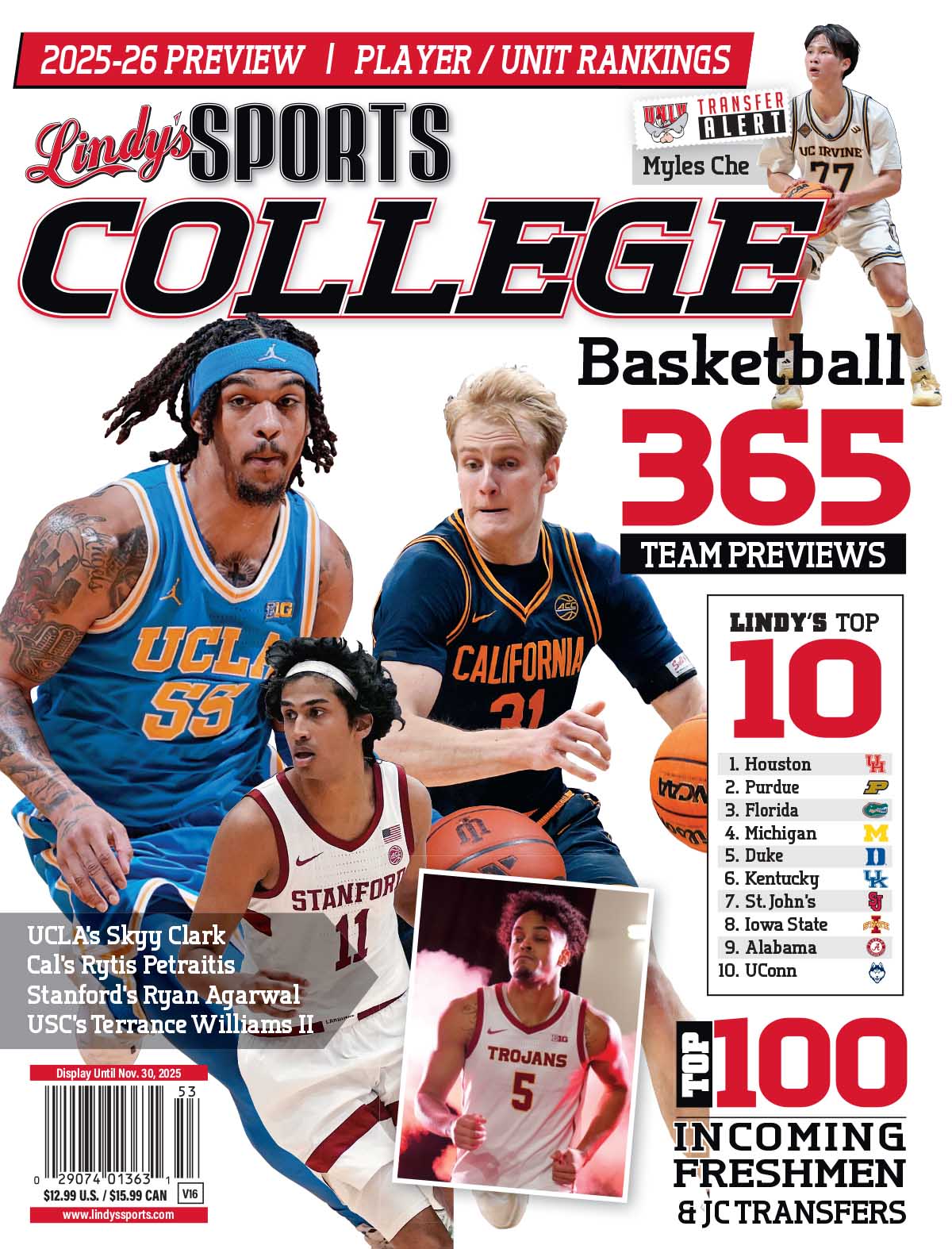 2025-26 College Basketball – Lindys Sports - Main Image