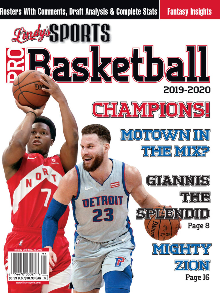 Pro Basketball/Toronto/Detroit Cover